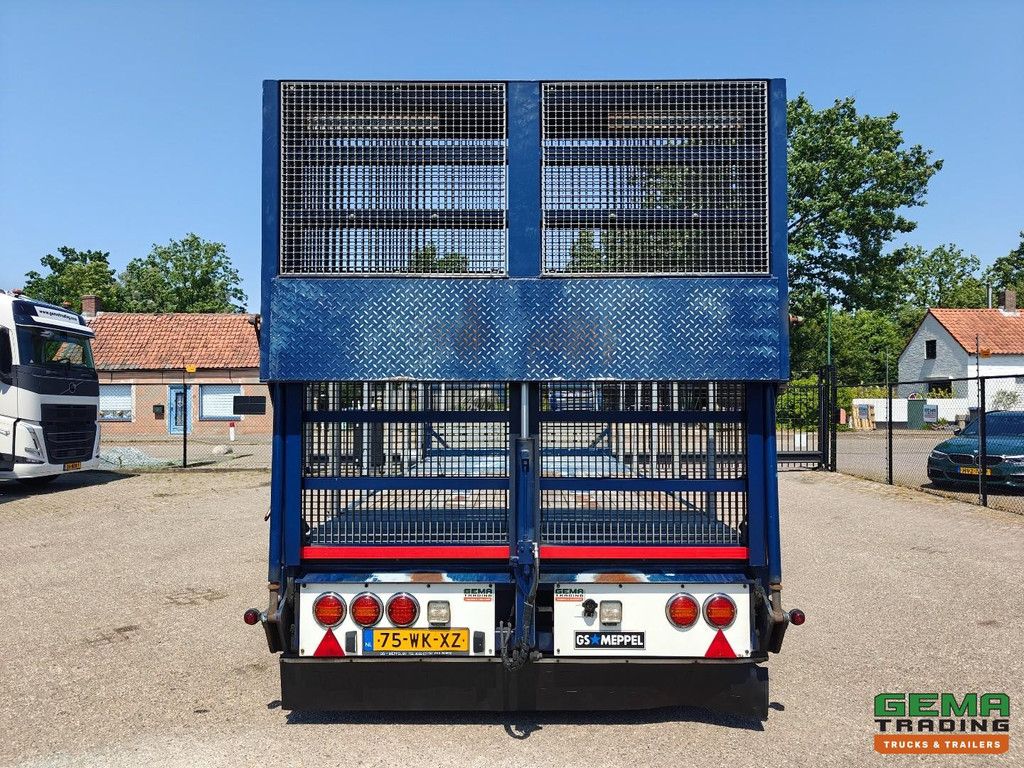 GS AV-2000 L MachineTransporter 6m - Hydr. Oprijramp - Centrale Smering - Rongpotten+Rongen - SAF-Assen - Trommelrem