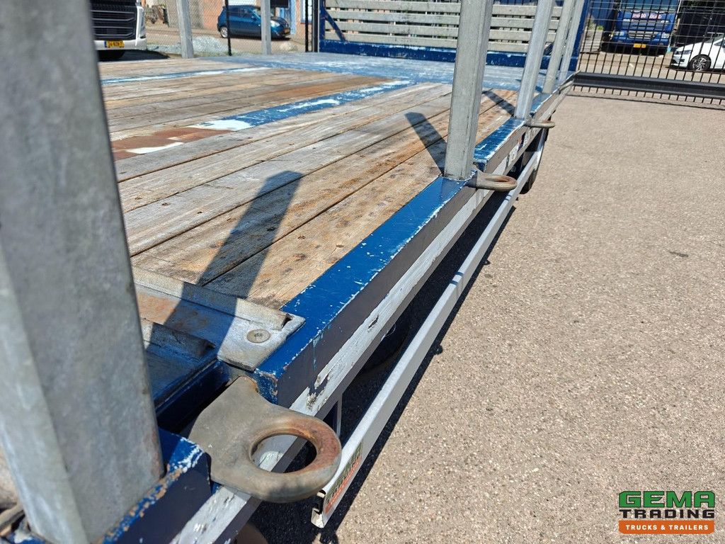GS AV-2000 L MachineTransporter 6m - Hydr. Oprijramp - Centrale Smering - Rongpotten+Rongen - SAF-Assen - Trommelrem