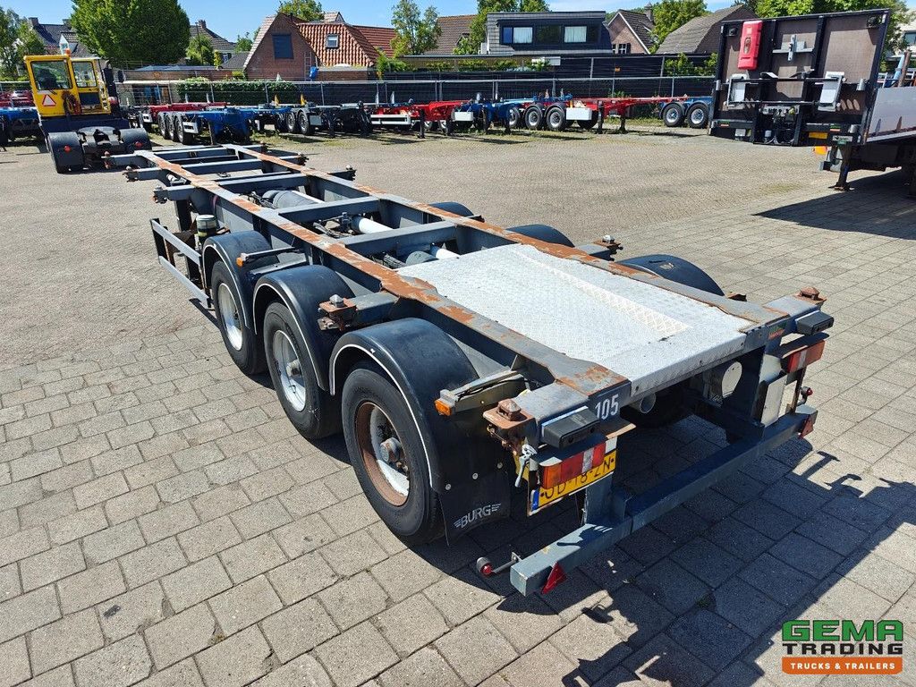 Burg BPO 12 27 CM12 20/30FT TankChassis - 20FT on the back - Hose sleeve - BPW Axles Drum brake