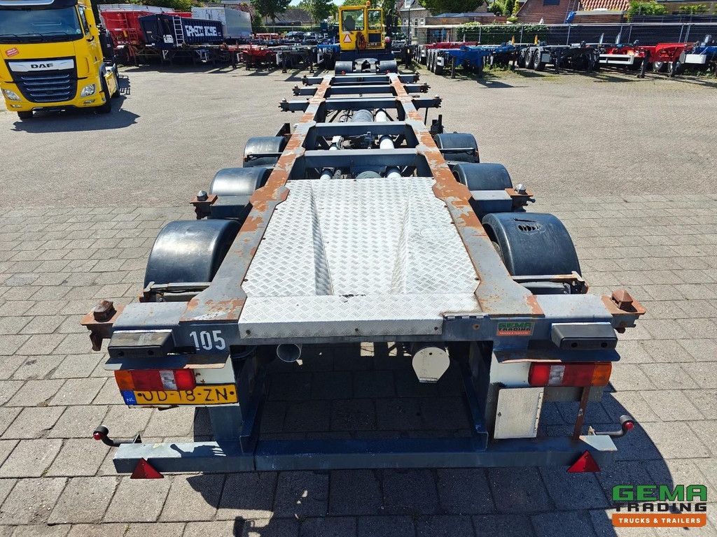 Burg BPO 12 27 CM12 20/30FT TankChassis - 20FT on the back - Hose sleeve - BPW Axles Drum brake