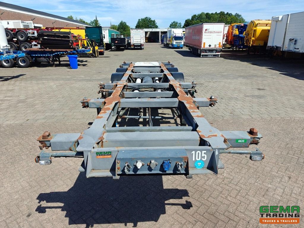 Burg BPO 12 27 CM12 20/30FT TankChassis - 20FT on the back - Hose sleeve - BPW Axles Drum brake