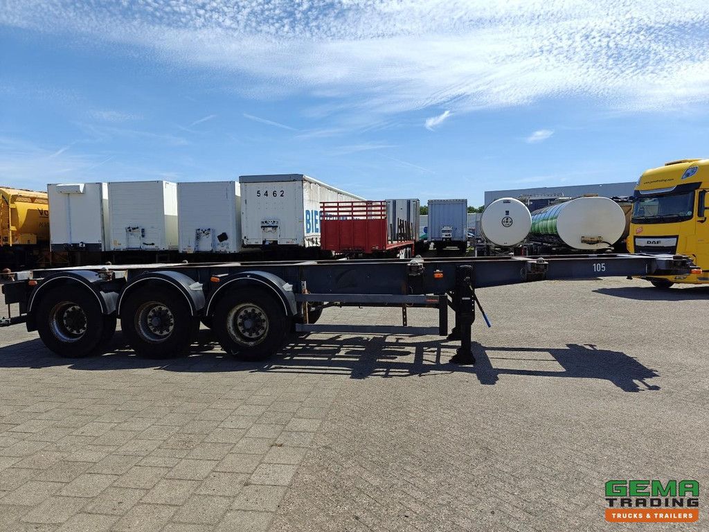 Burg BPO 12 27 CM12 20/30FT TankChassis - 20FT on the back - Hose sleeve - BPW Axles Drum brake