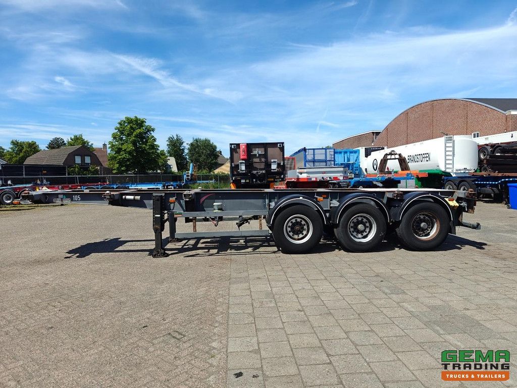 Burg BPO 12 27 CM12 20/30FT TankChassis - 20FT on the back - Hose sleeve - BPW Axles Drum brake