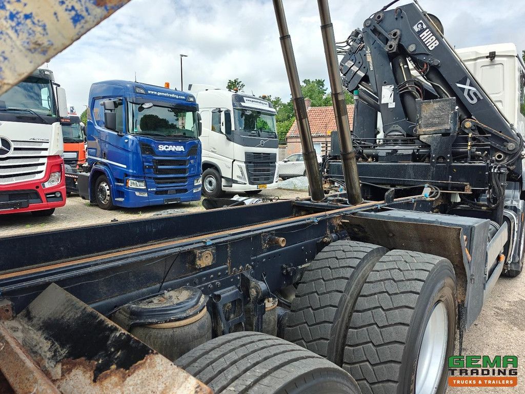 MAN TGA 26.320 6x2/4 Day Cab Euro5 - Tipper 5.6m + Hydraulic Side Boards + Hiab 166E-5 HIPRO Radio-Controlled 5th/6th Function - Towing Hook