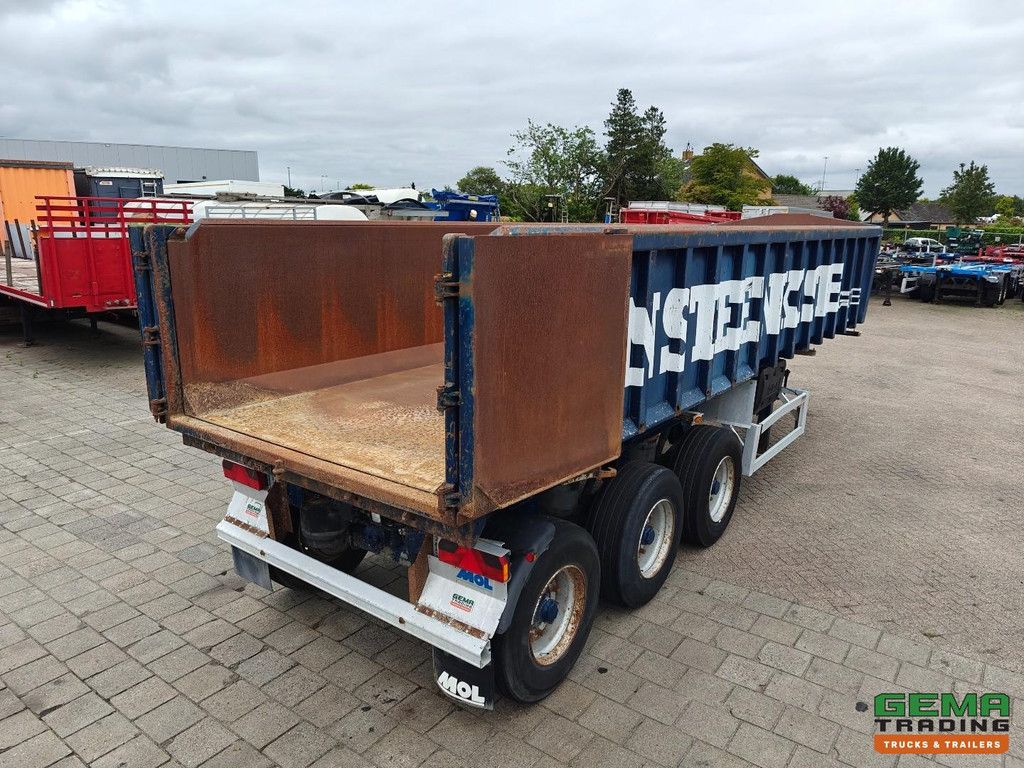 MOL K85F.27TR 25m3 Steel Tipper - Steel Chassis - Lift Axle - 3-Axle BPW Drum
