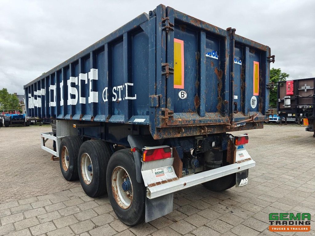 MOL K85F.27TR 25m3 Steel Tipper - Steel Chassis - Lift Axle - 3-Axle BPW Drum