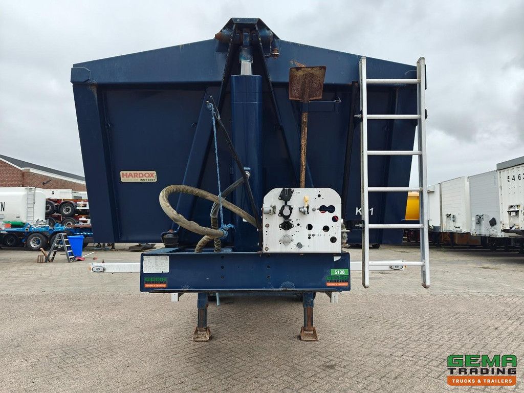 MOL K85F.27TR 25m3 Steel Tipper - Steel Chassis - Lift Axle - 3-Axle BPW Drum