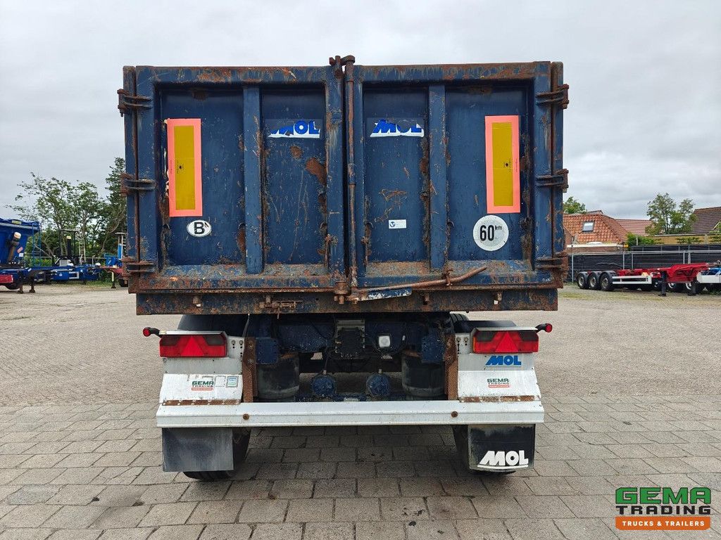 MOL K85F.27TR 25m3 Steel Tipper - Steel Chassis - Lift Axle - 3-Axle BPW Drum