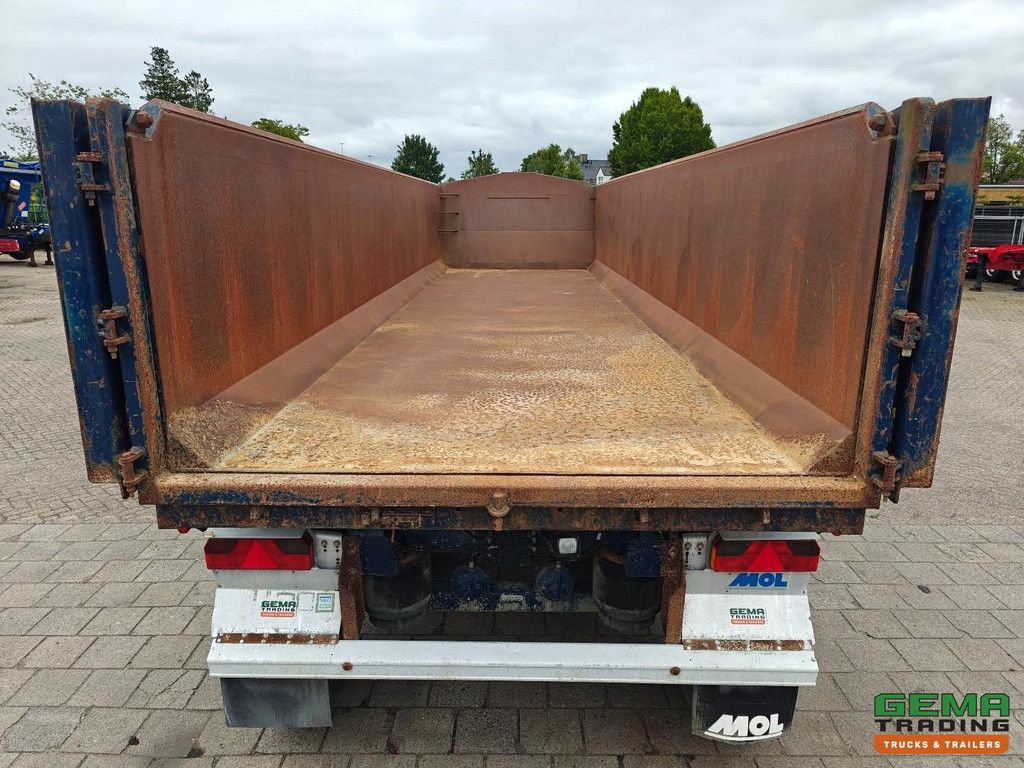 MOL K85F.27TR 25m3 Steel Tipper - Steel Chassis - Lift Axle - 3-Axle BPW Drum