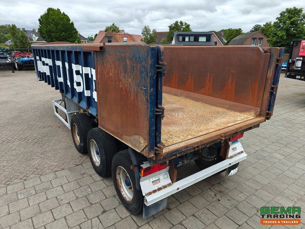 MOL K85F.27TR 25m3 Steel Tipper - Steel Chassis - Lift Axle - 3-Axle BPW Drum