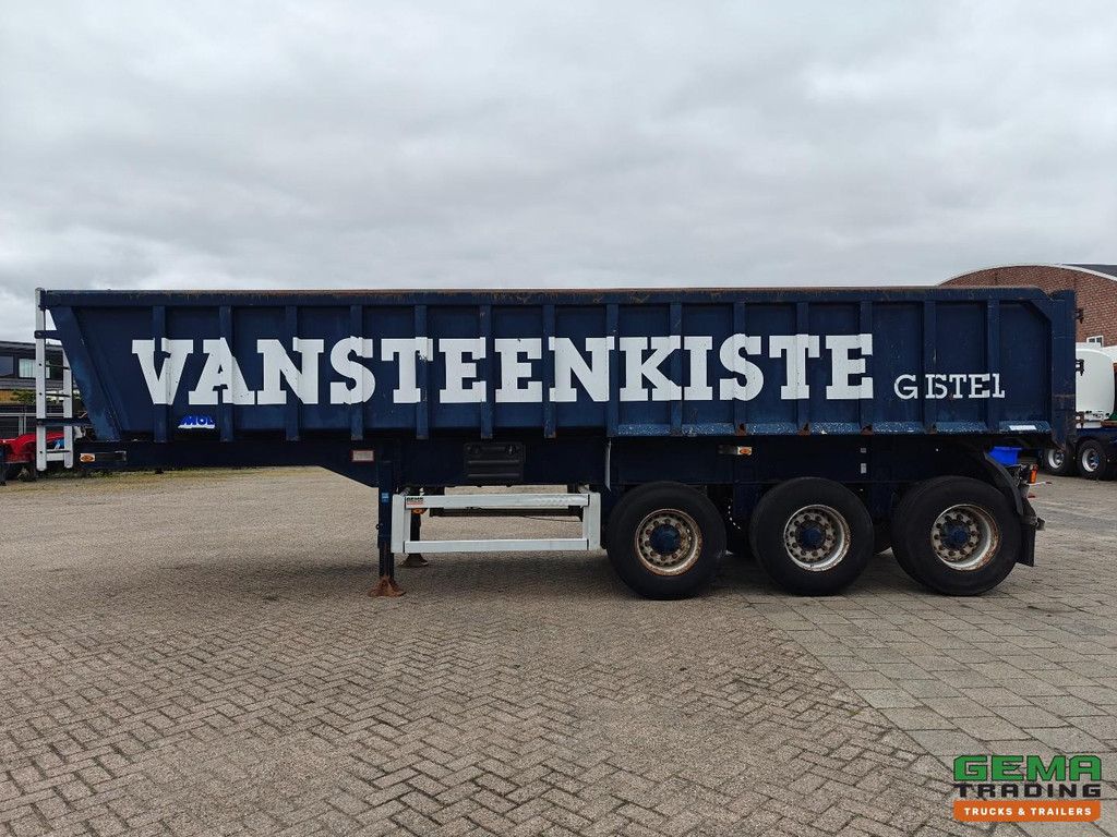 MOL K85F.27TR 25m3 Steel Tipper - Steel Chassis - Lift Axle - 3-Axle BPW Drum