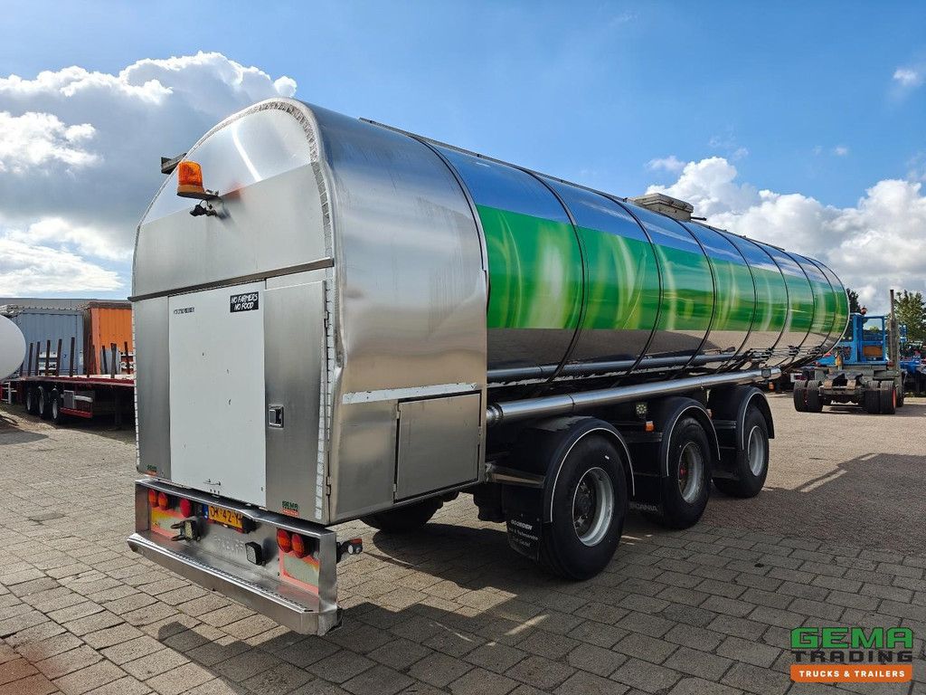 Burg O-3-45T 34.500 l – 1 Abteil – Milchtank – 2 (Tridec) Lenkachsen – Hydraulische Entladepumpe