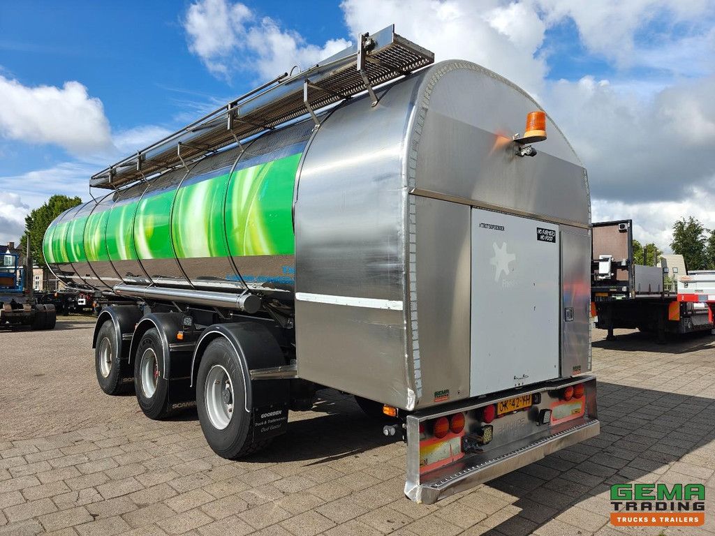 Burg O-3-45T 34.500 l – 1 Abteil – Milchtank – 2 (Tridec) Lenkachsen – Hydraulische Entladepumpe