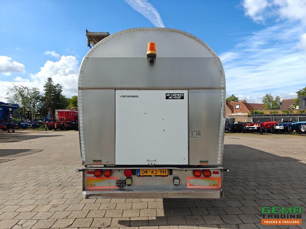 Burg O-3-45T 34.500 l – 1 Abteil – Milchtank – 2 (Tridec) Lenkachsen – Hydraulische Entladepumpe