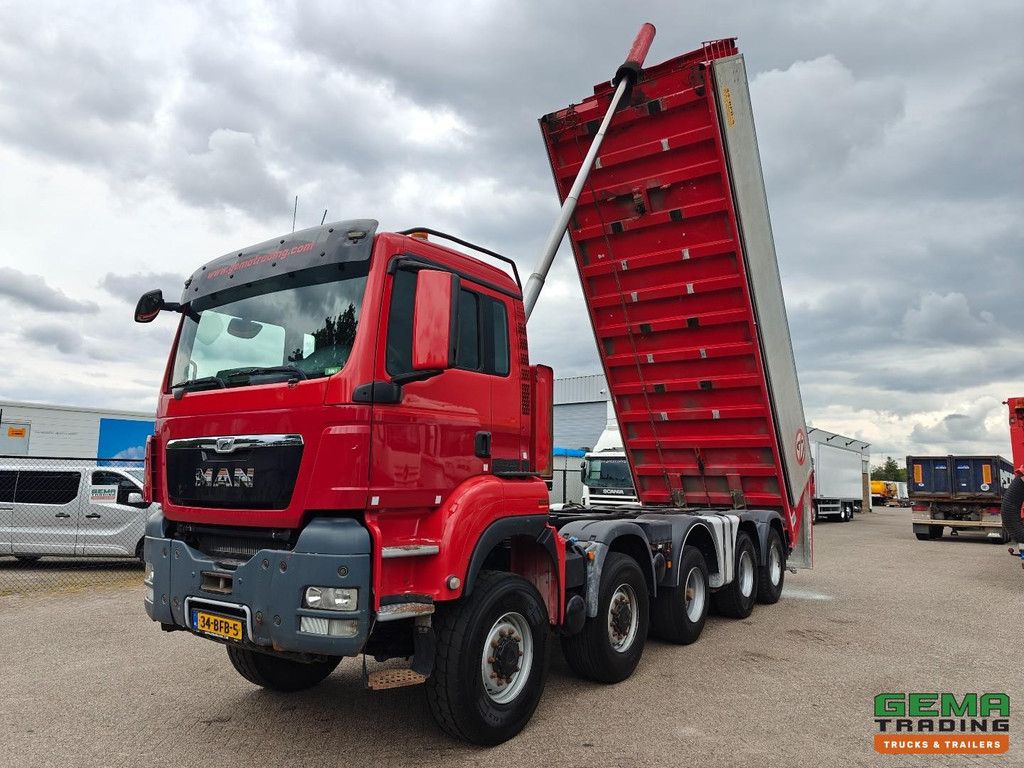 MAN TGS 49.440 10x8/6 Tageskabine Euro5 - Kipper 23,5 m³ - Umweltfreundliche Klappen - Blattfederung