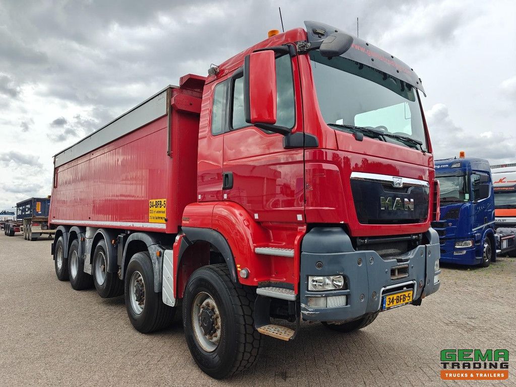 MAN TGS 49.440 10x8/6 Tageskabine Euro5 - Kipper 23,5 m³ - Umweltfreundliche Klappen - Blattfederung