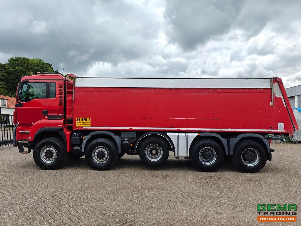MAN TGS 49.440 10x8/6 Tageskabine Euro5 - Kipper 23,5 m³ - Umweltfreundliche Klappen - Blattfederung