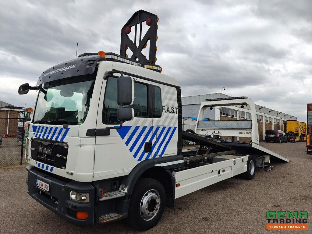 MAN TGM 12.250 4x2 SlaapCabine Euro5 - Falkom FAS5000 + 3000KG Bril + Lier - Afstandbediening - AHW Koppeling