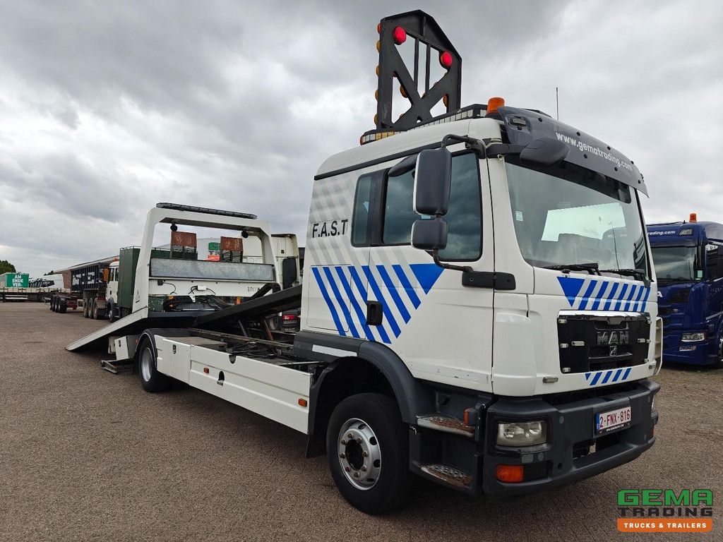 MAN TGM 12.250 4x2 SlaapCabine Euro5 - Falkom FAS5000 + 3000KG Bril + Lier - Afstandbediening - AHW Koppeling