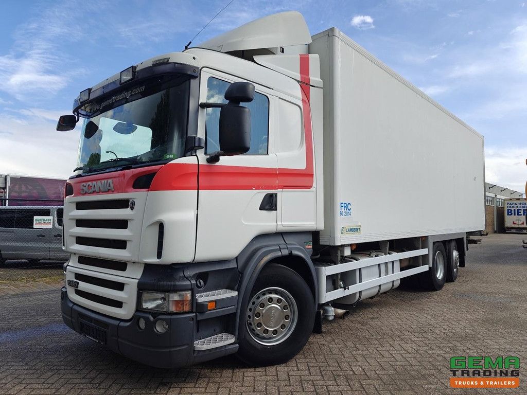 Scania R420 6x2/4 HighLine Euro4 - Retarder - Lamberet Koelvriesbak 8.5m + ThermoKing TS600e + Laadklep 2000KG