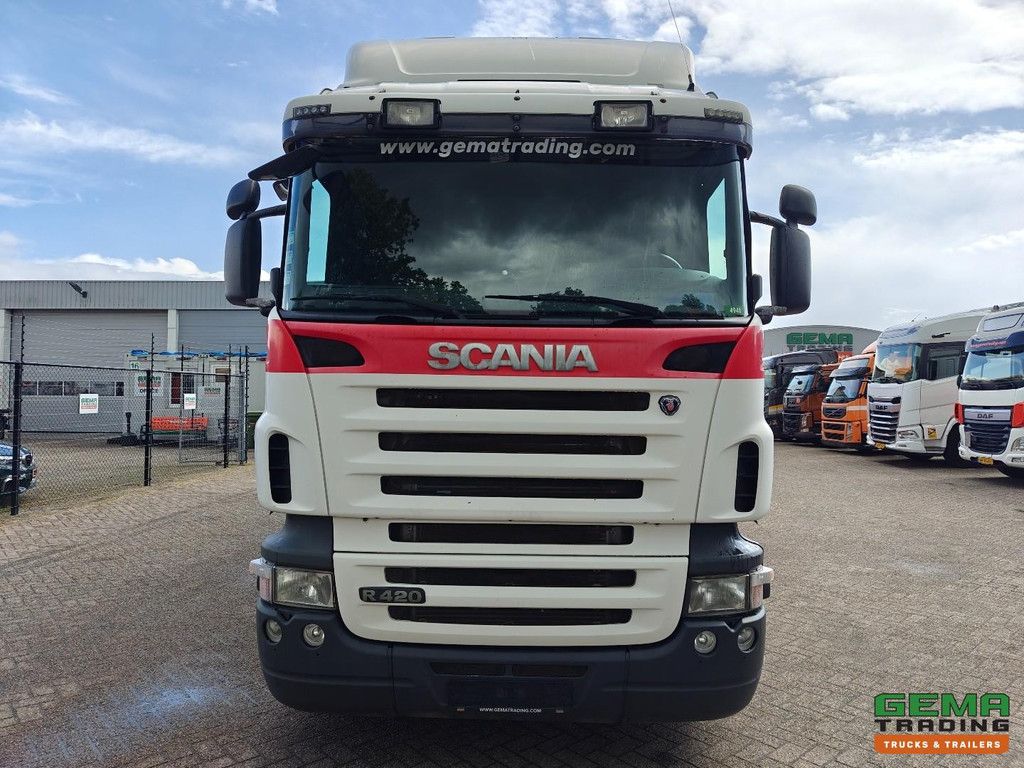 Scania R420 6x2/4 HighLine Euro4 - Retarder - Lamberet Koelvriesbak 8.5m + ThermoKing TS600e + Laadklep 2000KG