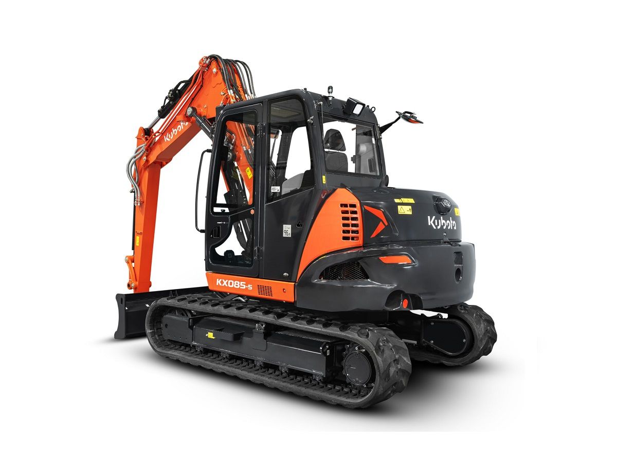 Kubota KX085-5 2P, midigraver, midikraan, BJ2026, Airco, Nieuw!