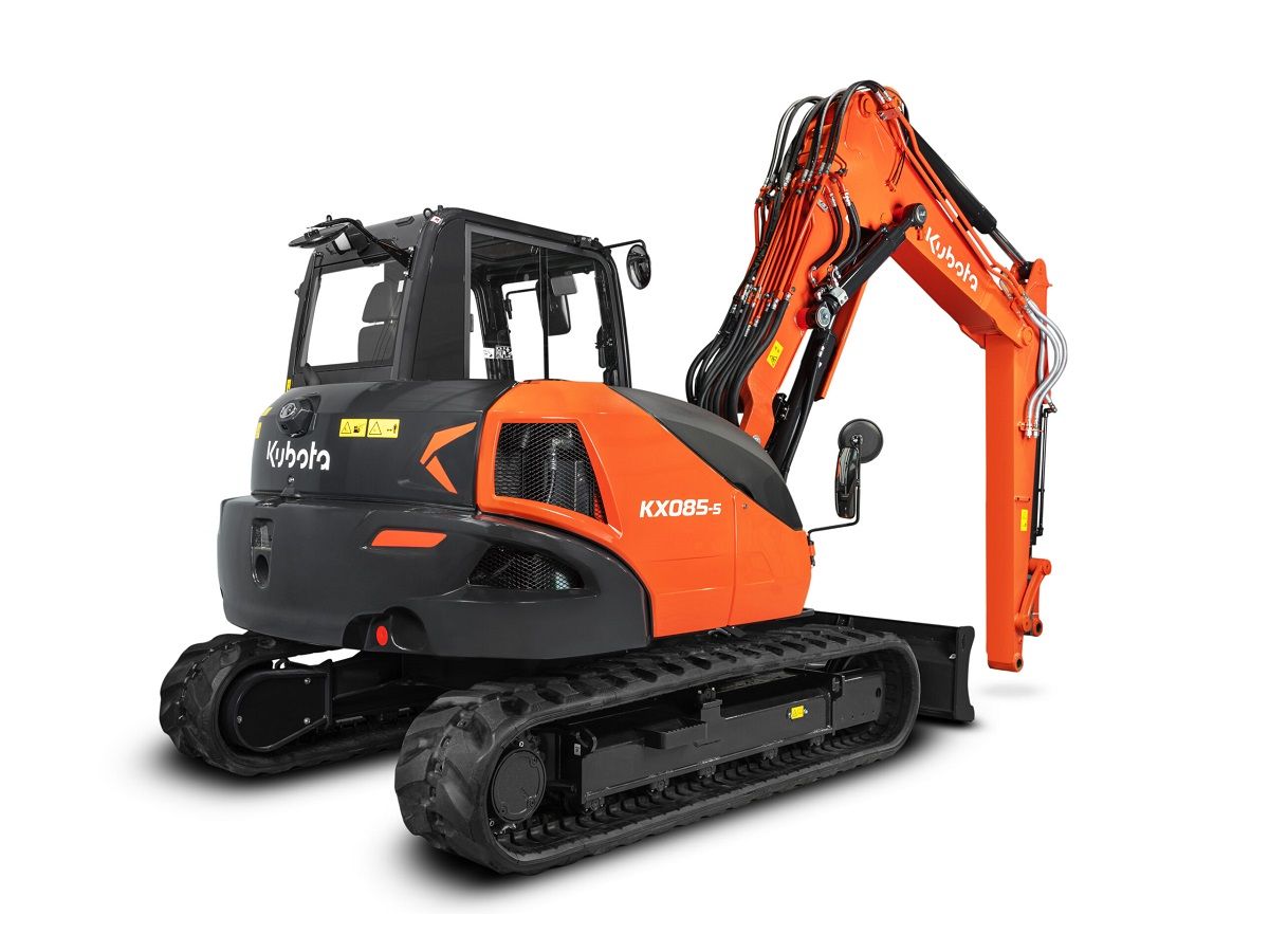 Kubota KX085-5 2P, midigraver, midikraan, BJ2026, Airco, Nieuw!