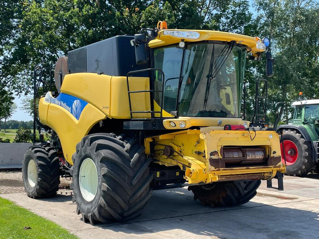New Holland CR 980 9 meter maaibord Airco
