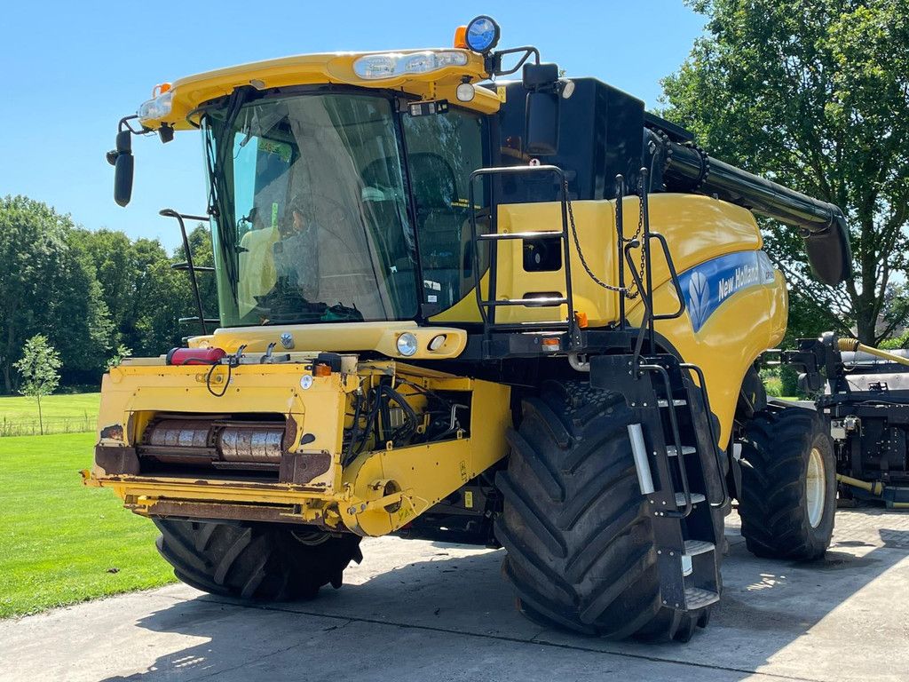 New Holland CR 980 9 meter maaibord Airco