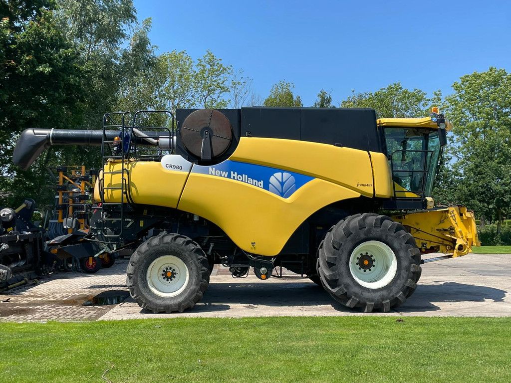 New Holland CR 980 9 meter maaibord Airco