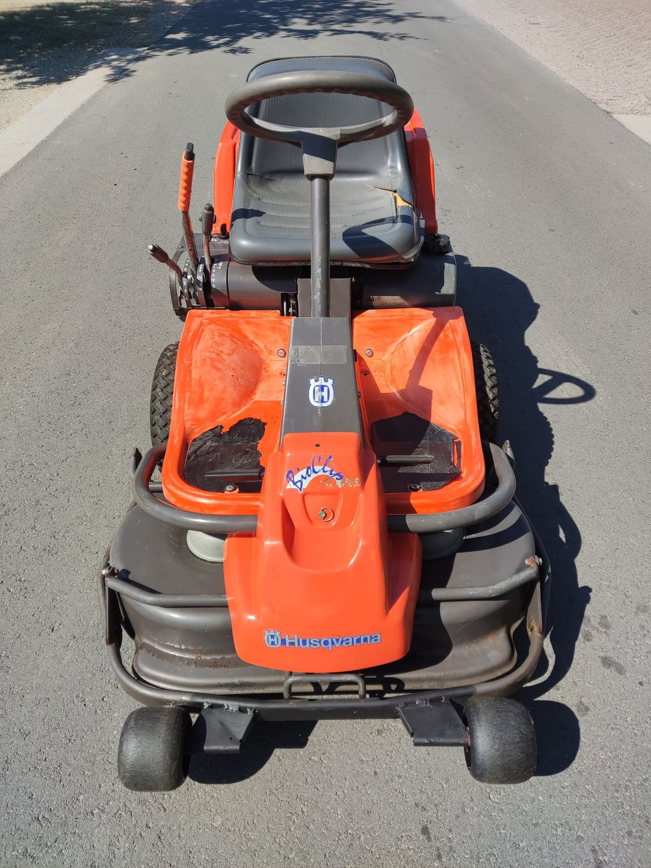 HUSQVARNA zitmaaier (type Rider 11, 10,5 pk, 90 cm., 5V+1A)