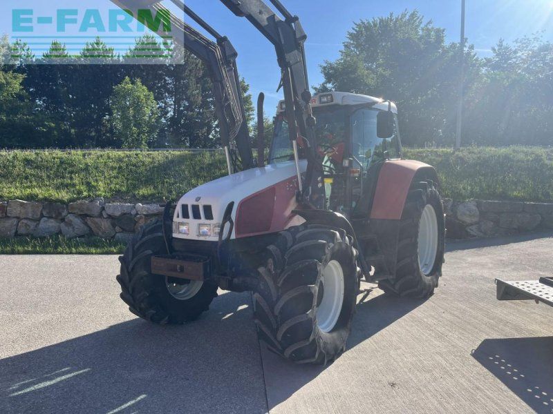 Steyr 9115 mit hauer frontlader