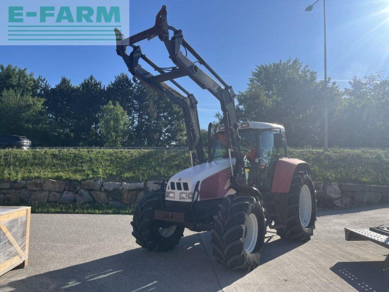 Steyr 9115 mit hauer frontlader