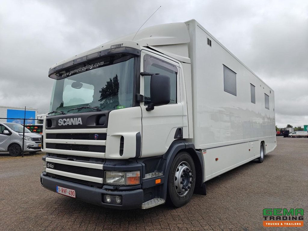 Scania P94 Euro3 - Camper/Office/Tiny Home - Air Conditioning - Toilet - Parking Heater - Hydraulic Support Legs - Full Air