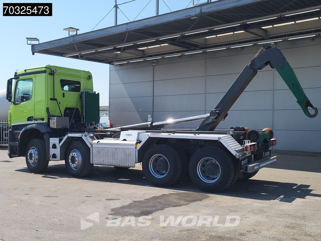 Mercedes Arocs 3253 8X4 25 tons Mobas Containersystem Steel suspension Big-Axle Euro 6