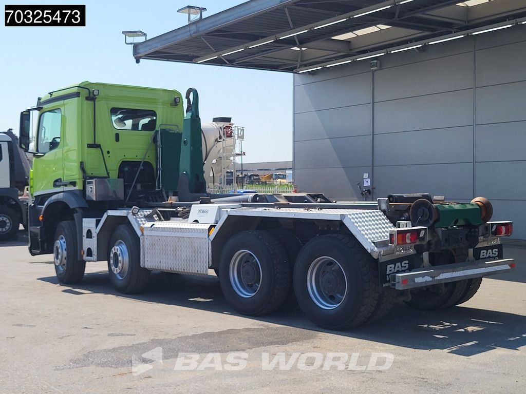 Mercedes Arocs 3253 8X4 25 tons Mobas Containersystem Steel suspension Big-Axle Euro 6