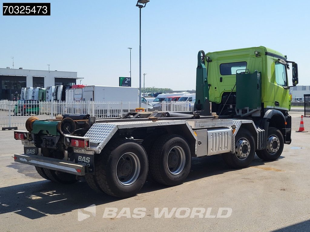 Mercedes Arocs 3253 8X4 25 tons Mobas Containersystem Steel suspension Big-Axle Euro 6