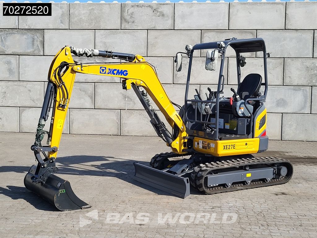 XCMG XE27 E FACTORY WARRANTY - KUBOTA ENGINE - CE CERTIFIED