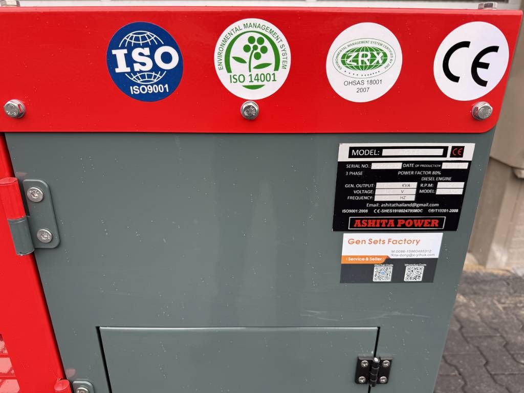 Ashita 80 KVA aggregaat