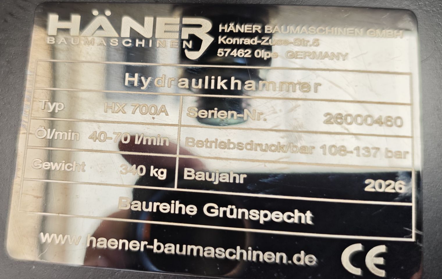 Sloophamer Häner HX 700A