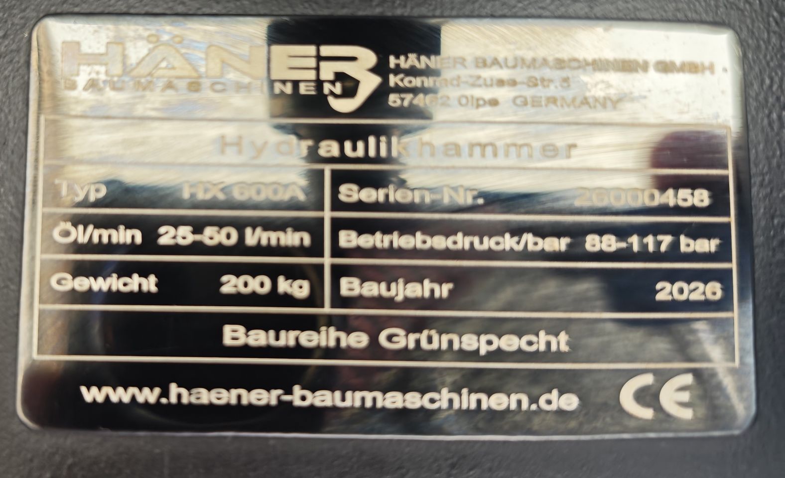 Sloophamer Häner HX 600A