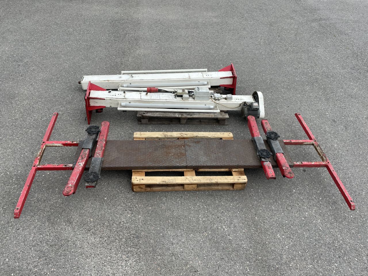 2 koloms auto hefbrug