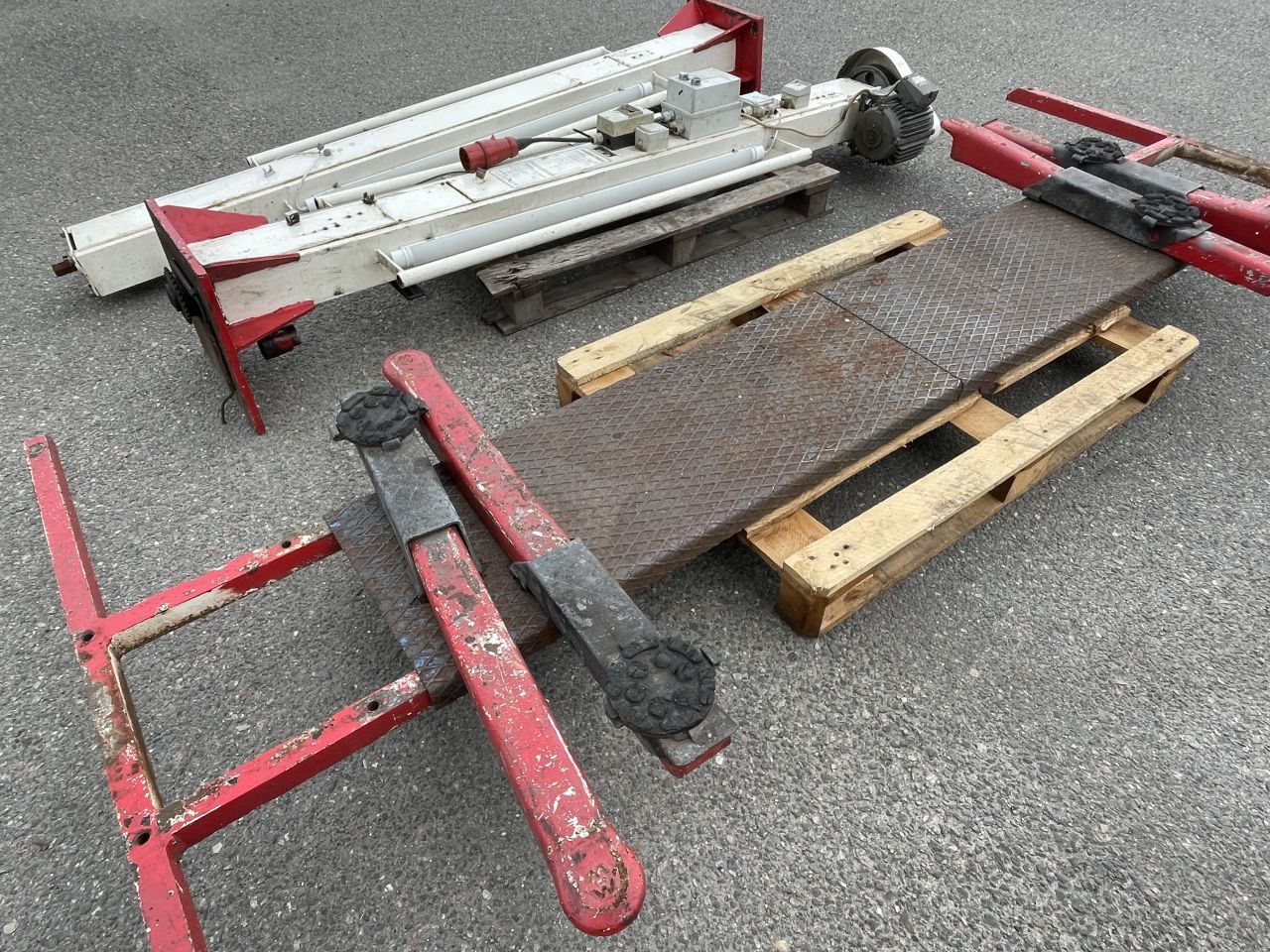 2 koloms auto hefbrug