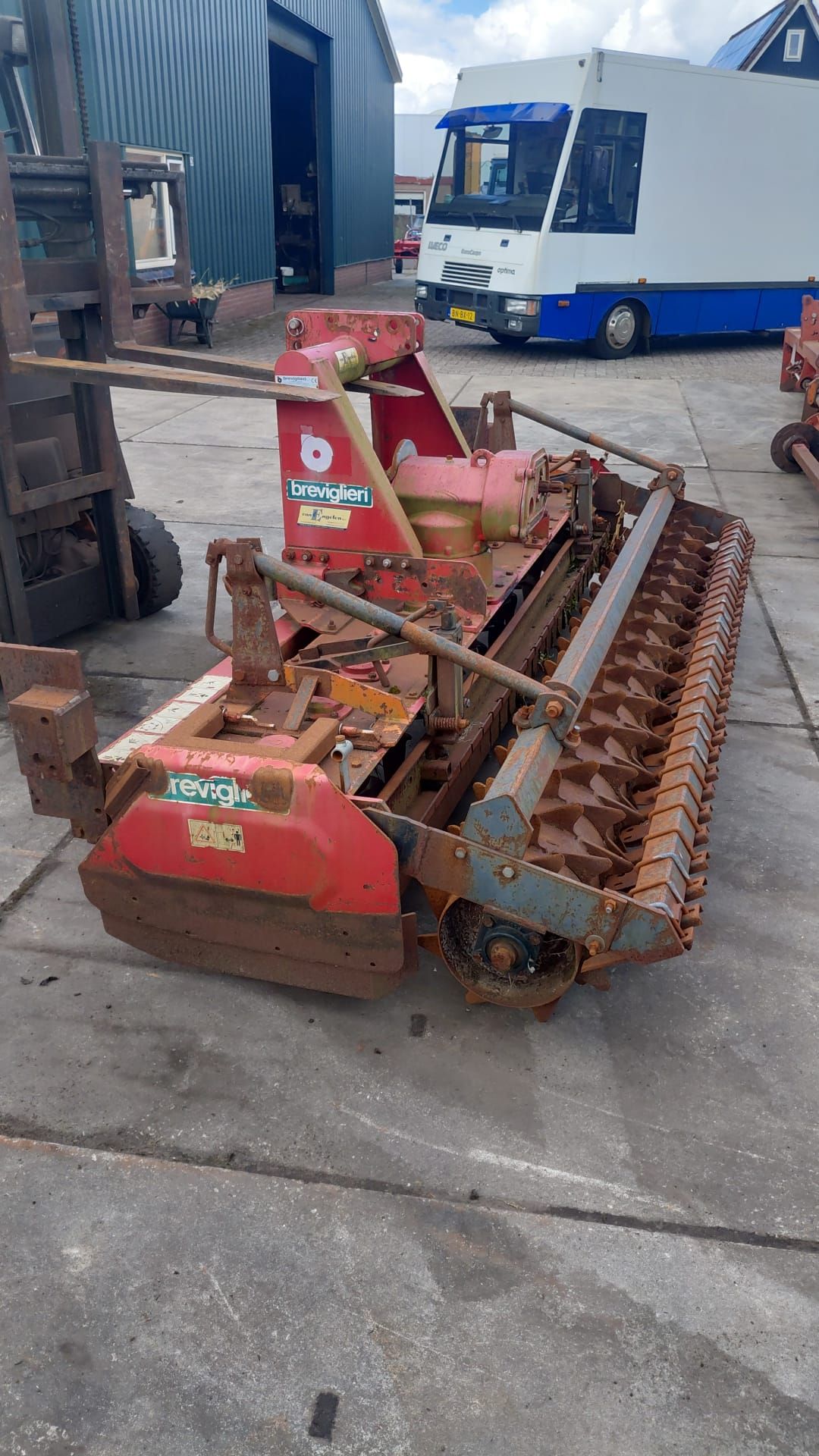Rotorkopegge 3m breed met packerrol