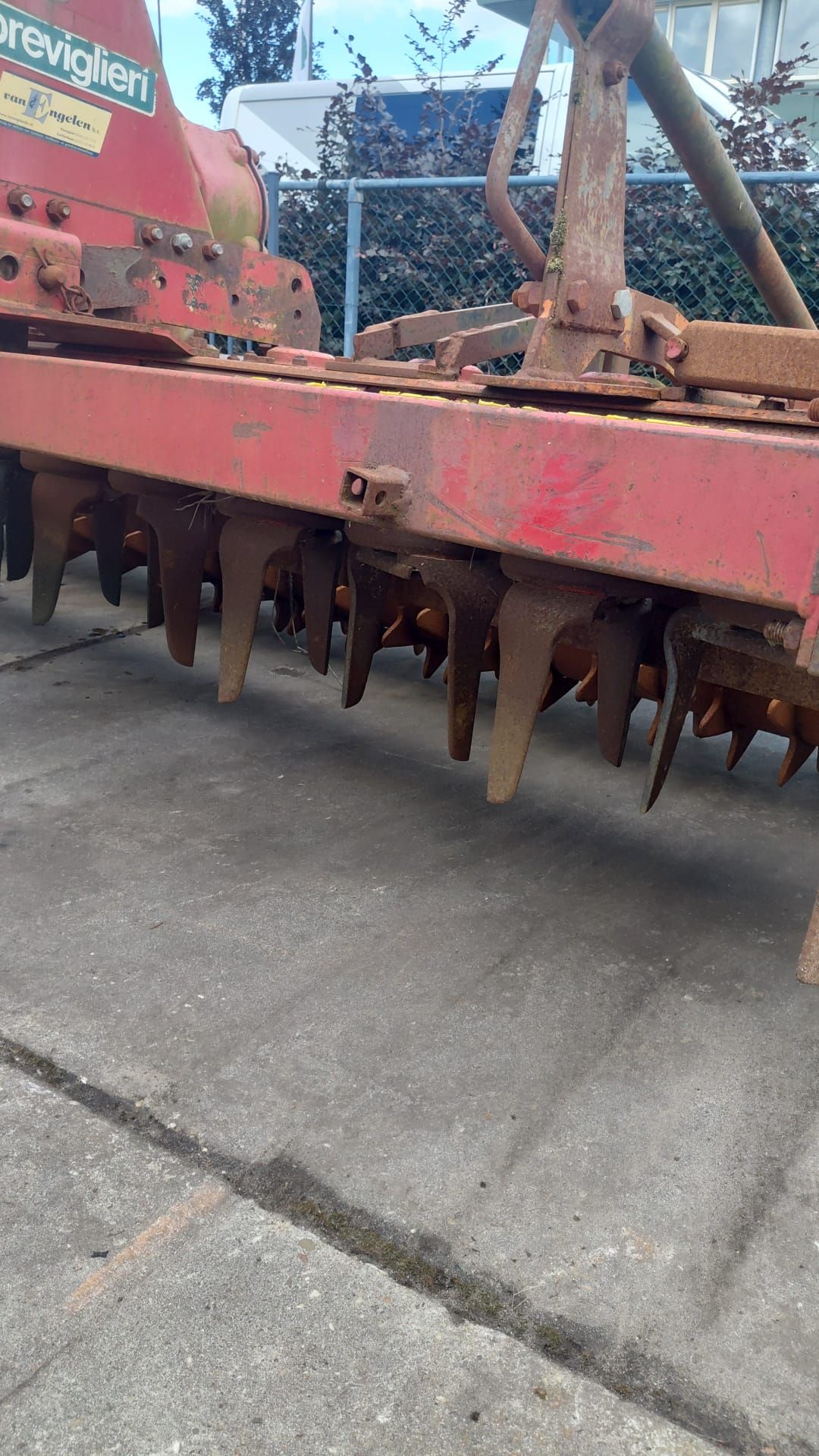 Rotorkopegge 3m breed met packerrol