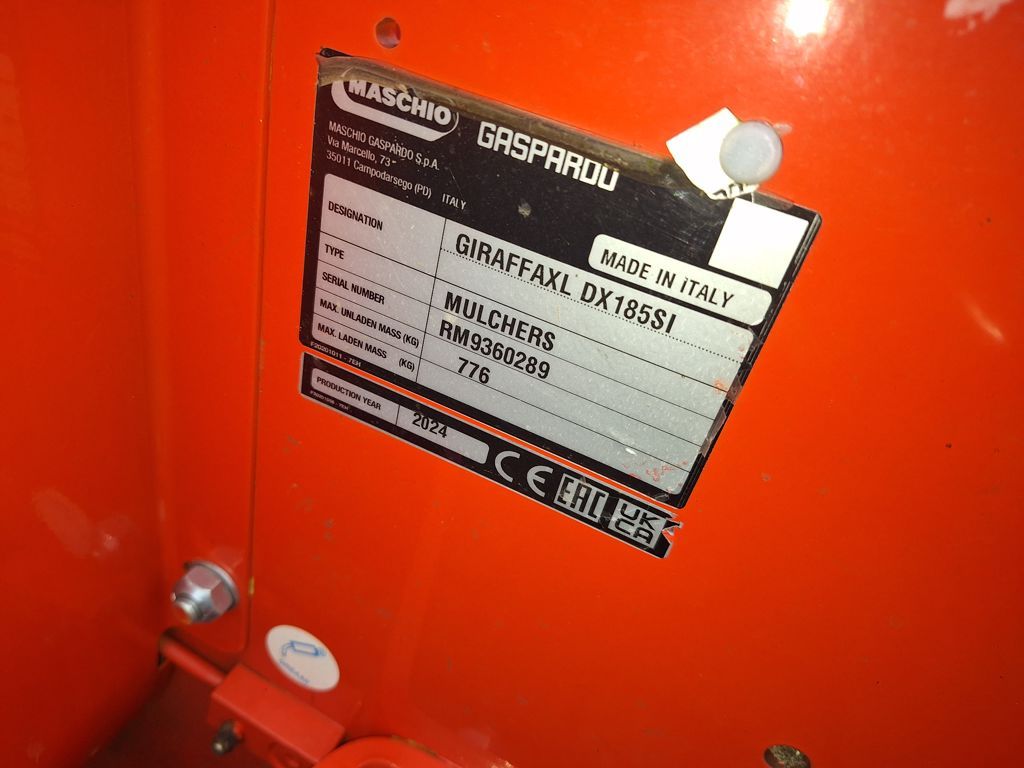 Maschio Klepelmaaier DX 185 SI (huur Nunspeet)