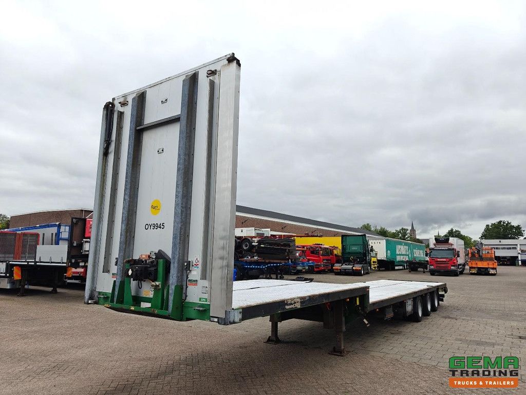Pacton SXD Semi Low Loader 13.6m - Trailing Axle - Electric Support Legs - BpwEco Drum Axle