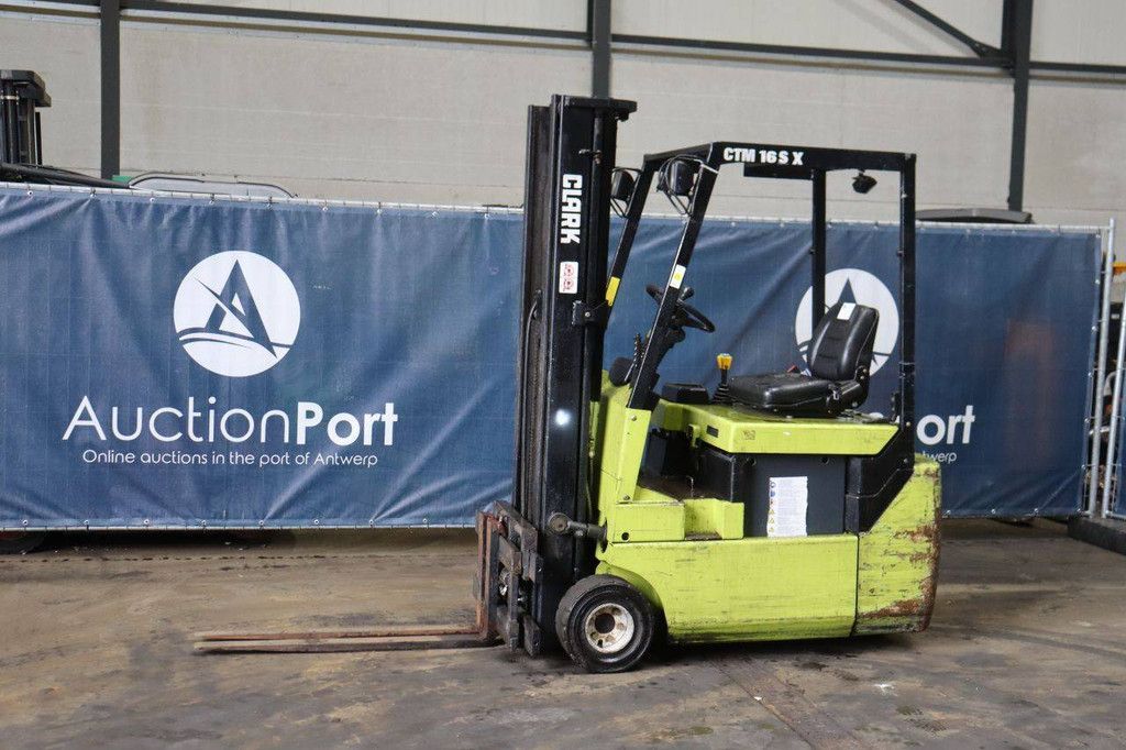 Clark CTM16-SX Electric Forklift 1600kg 3.3m 1998
