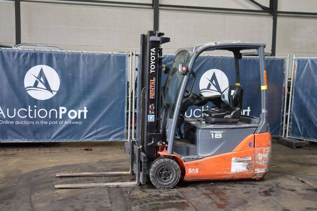 Toyota 8FBE18T Electric Forklift 1800kg 3.3m 2016