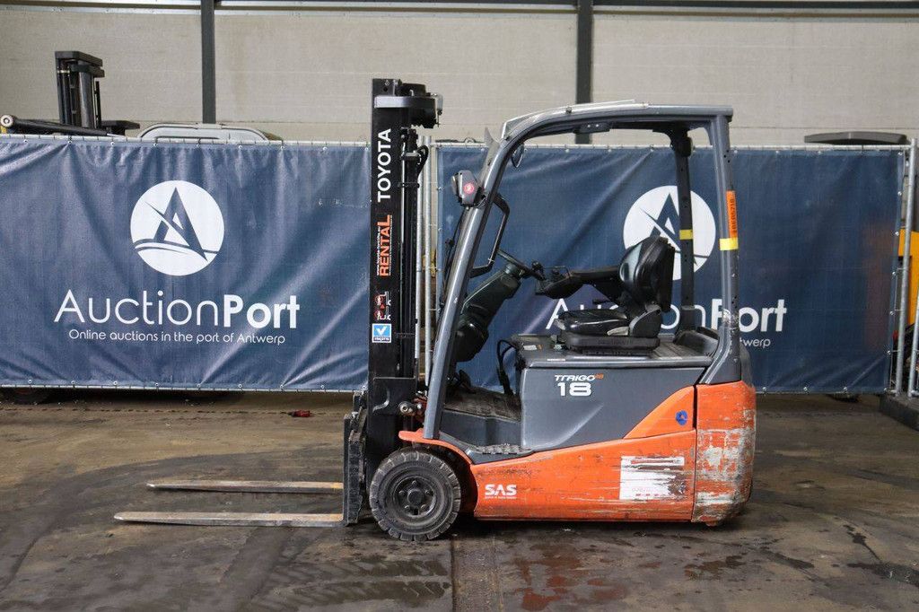 Toyota 8FBE18T Electric Forklift 1800kg 3.3m 2016